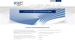 Desktop Screenshot of bmp-immo.de